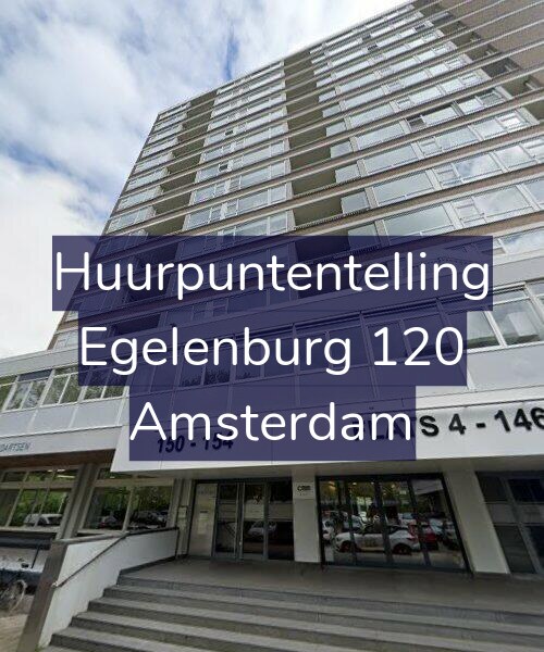 Foto gevel Huurpuntentelling voor Egelenburg 120, Amsterdam