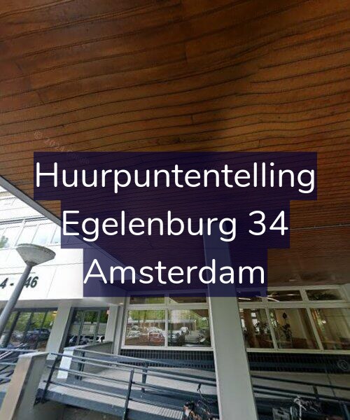 Foto gevel Huurpuntentelling voor Egelenburg 34, Amsterdam