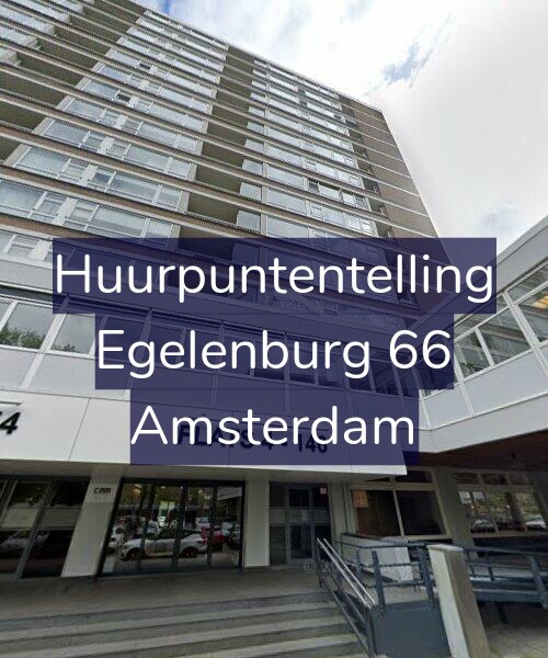 Foto gevel Huurpuntentelling voor Egelenburg 66, Amsterdam