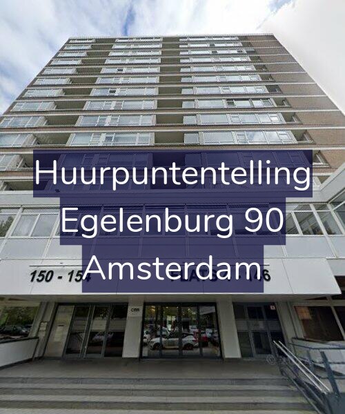 Foto gevel Huurpuntentelling voor Egelenburg 90, Amsterdam