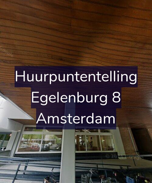 Foto gevel Huurpuntentelling voor Egelenburg 8, Amsterdam