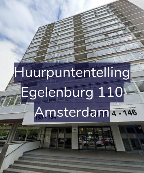 Foto gevel Huurpuntentelling voor Egelenburg 110, Amsterdam