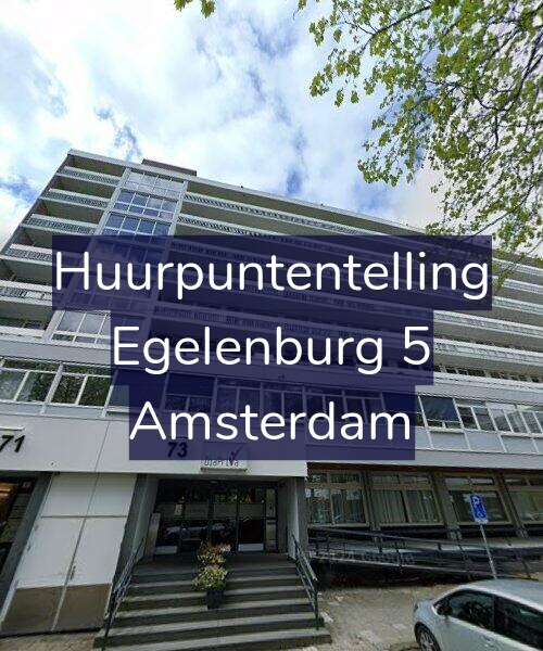 Foto gevel Huurpuntentelling voor Egelenburg 5, Amsterdam