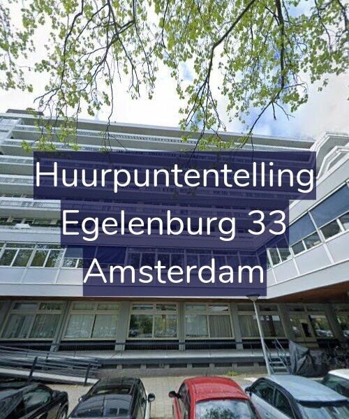 Foto gevel Huurpuntentelling voor Egelenburg 33, Amsterdam