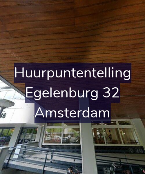 Foto gevel Huurpuntentelling voor Egelenburg 32, Amsterdam