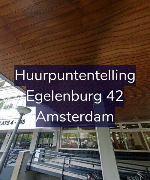 Foto gevel Huurpuntentelling voor Egelenburg 42, Amsterdam