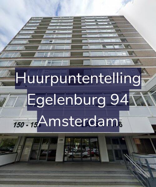 Foto gevel Huurpuntentelling voor Egelenburg 94, Amsterdam