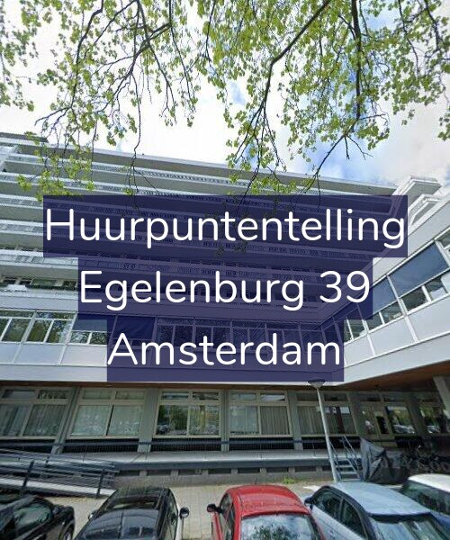 Foto gevel Huurpuntentelling voor Egelenburg 39, Amsterdam