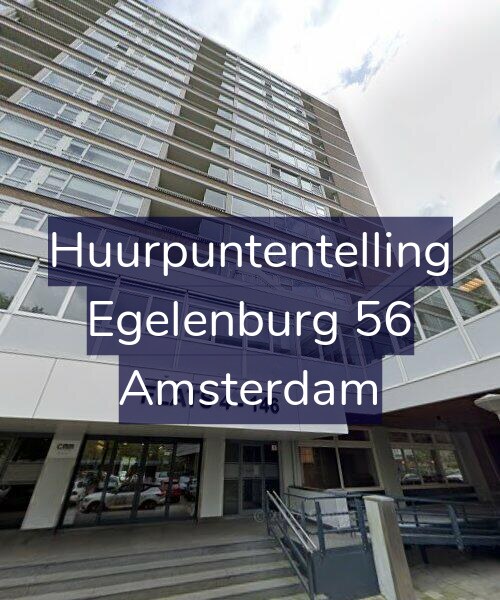 Foto gevel Huurpuntentelling voor Egelenburg 56, Amsterdam