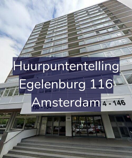 Foto gevel Huurpuntentelling voor Egelenburg 116, Amsterdam