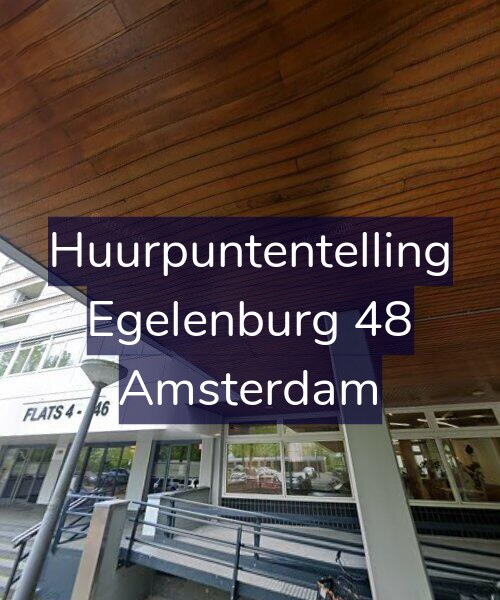 Foto gevel Huurpuntentelling voor Egelenburg 48, Amsterdam