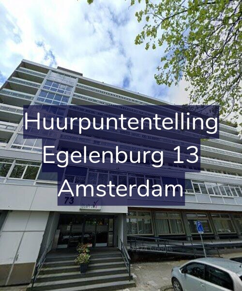 Foto gevel Huurpuntentelling voor Egelenburg 13, Amsterdam