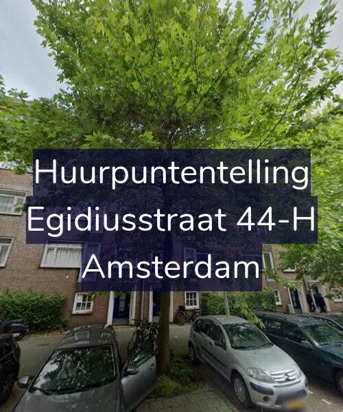 Foto gevel Huurpuntentelling voor Egidiusstraat 44-H, Amsterdam