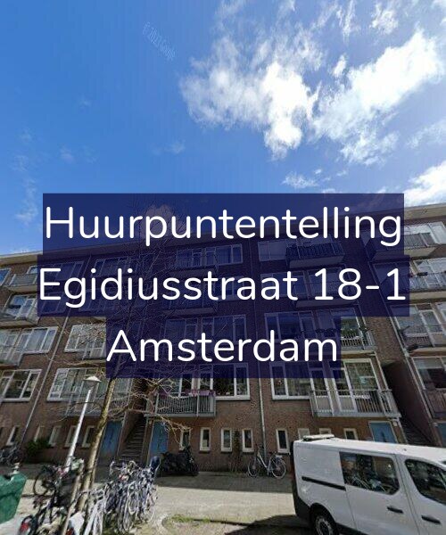 Foto gevel Huurpuntentelling voor Egidiusstraat 18-1, Amsterdam