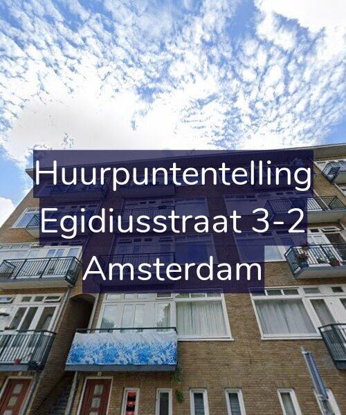 Foto gevel Huurpuntentelling voor Egidiusstraat 3-2, Amsterdam