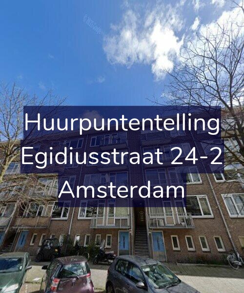 Foto gevel Huurpuntentelling voor Egidiusstraat 24-2, Amsterdam