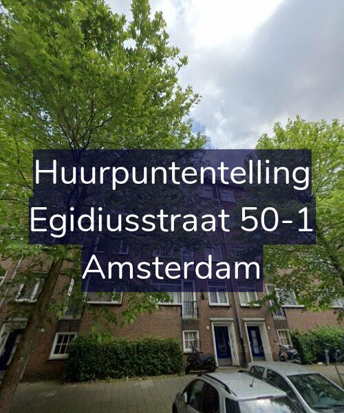 Foto gevel Huurpuntentelling voor Egidiusstraat 50-1, Amsterdam