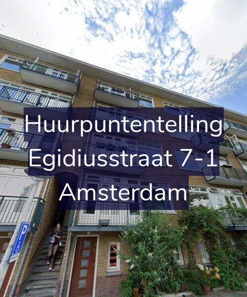 Foto gevel Huurpuntentelling voor Egidiusstraat 7-1, Amsterdam