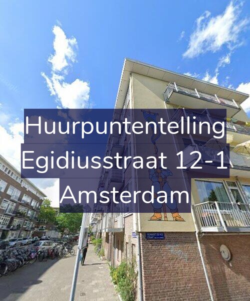 Foto gevel Huurpuntentelling voor Egidiusstraat 12-1, Amsterdam