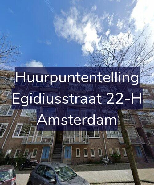 Foto gevel Huurpuntentelling voor Egidiusstraat 22-H, Amsterdam