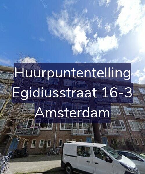 Foto gevel Huurpuntentelling voor Egidiusstraat 16-3, Amsterdam