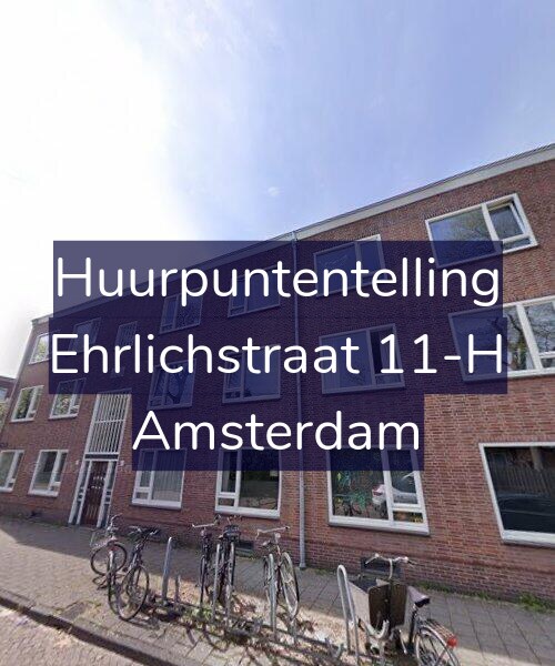 Foto gevel Huurpuntentelling voor Ehrlichstraat 11-H, Amsterdam
