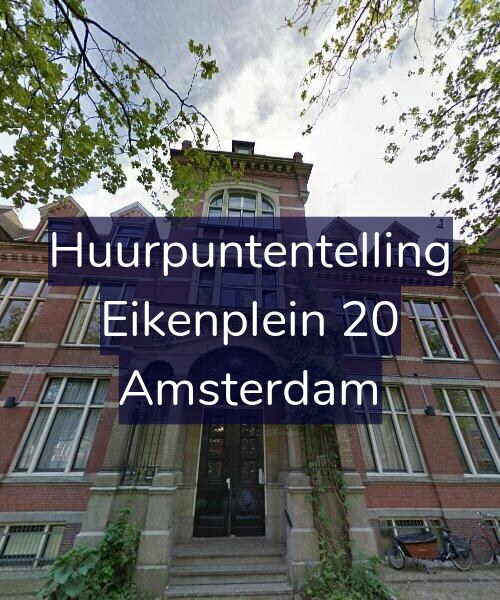 Foto gevel Huurpuntentelling voor Eikenplein 20, Amsterdam