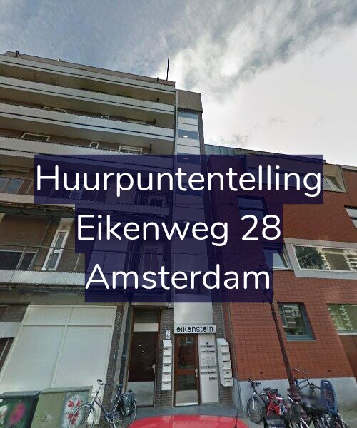 Foto gevel Huurpuntentelling voor Eikenweg 28, Amsterdam