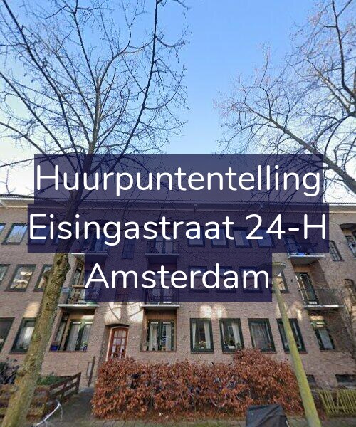 Foto gevel Huurpuntentelling voor Eisingastraat 24-H, Amsterdam