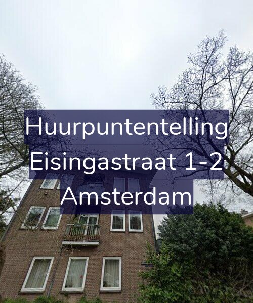 Foto gevel Huurpuntentelling voor Eisingastraat 1-2, Amsterdam