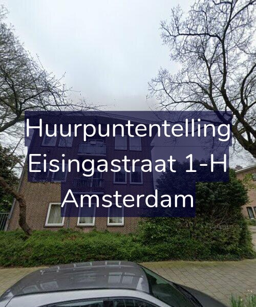 Foto gevel Huurpuntentelling voor Eisingastraat 1-H, Amsterdam