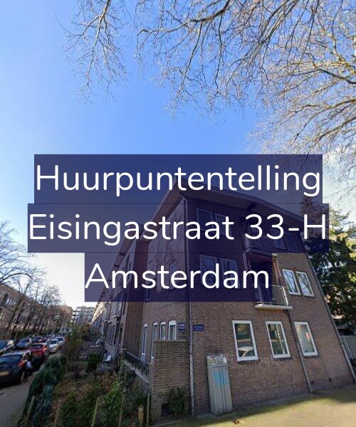 Foto gevel Huurpuntentelling voor Eisingastraat 33-H, Amsterdam