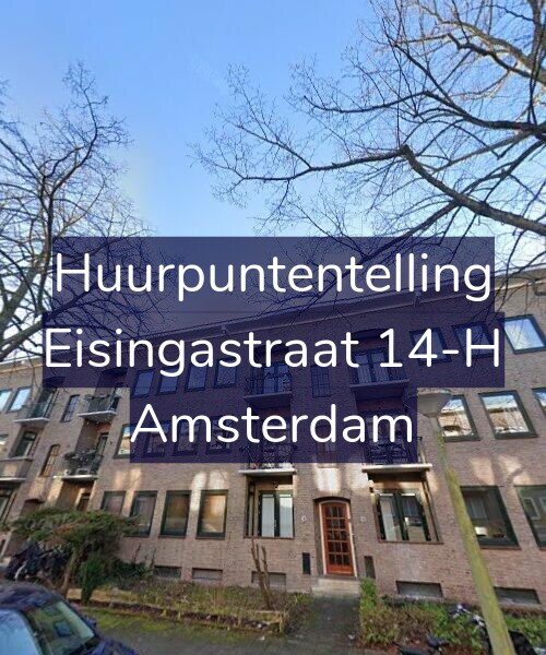 Foto gevel Huurpuntentelling voor Eisingastraat 14-H, Amsterdam