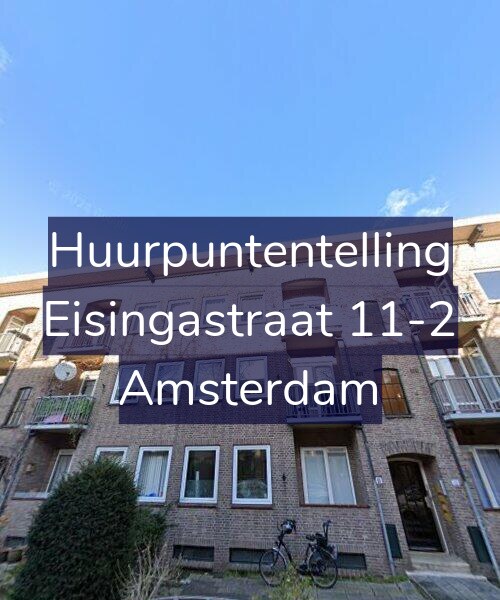 Foto gevel Huurpuntentelling voor Eisingastraat 11-2, Amsterdam