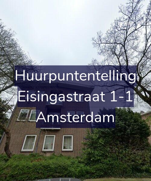 Foto gevel Huurpuntentelling voor Eisingastraat 1-1, Amsterdam