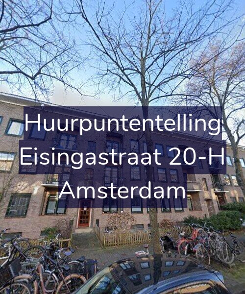 Foto gevel Huurpuntentelling voor Eisingastraat 20-H, Amsterdam