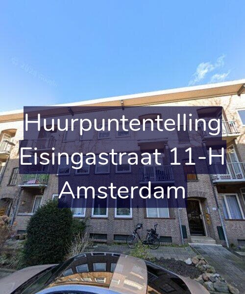 Foto gevel Huurpuntentelling voor Eisingastraat 11-H, Amsterdam