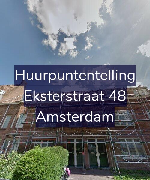 Foto gevel Huurpuntentelling voor Eksterstraat 48, Amsterdam