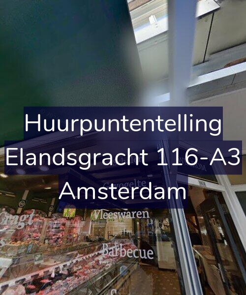 Foto gevel Huurpuntentelling voor Elandsgracht 116-A3, Amsterdam