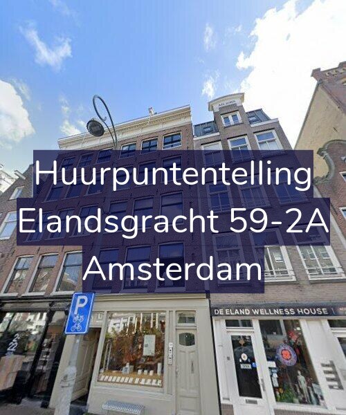 Foto gevel Huurpuntentelling voor Elandsgracht 59-2A, Amsterdam