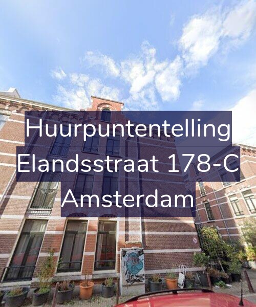 Foto gevel Huurpuntentelling voor Elandsstraat 178-C, Amsterdam