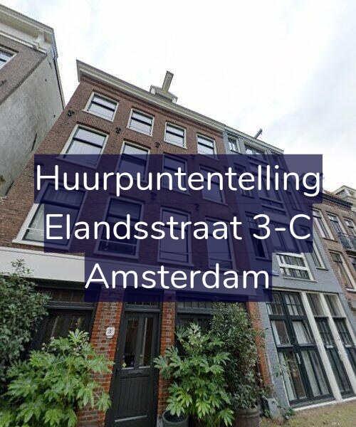 Foto gevel Huurpuntentelling voor Elandsstraat 3-C, Amsterdam