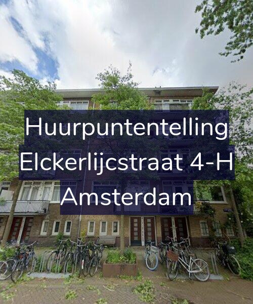 Foto gevel Huurpuntentelling voor Elckerlijcstraat 4-H, Amsterdam
