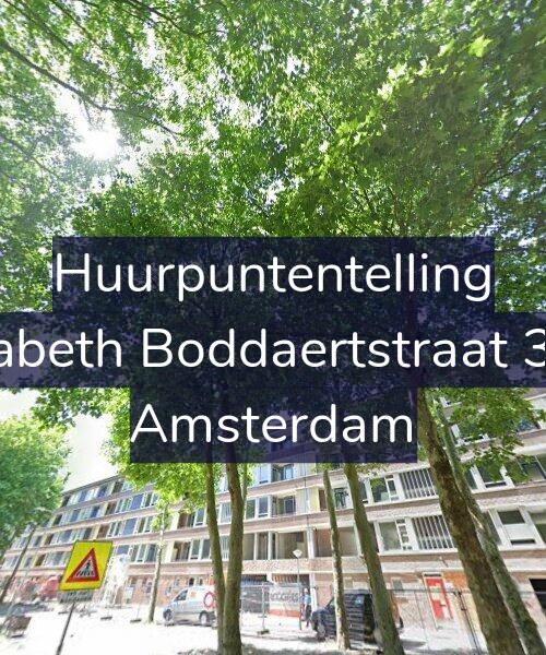 Foto gevel Huurpuntentelling voor Elisabeth Boddaertstraat 32-3, Amsterdam