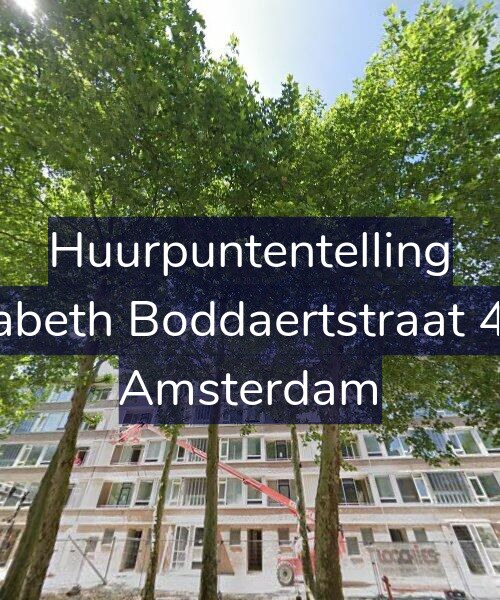 Foto gevel Huurpuntentelling voor Elisabeth Boddaertstraat 44-2, Amsterdam