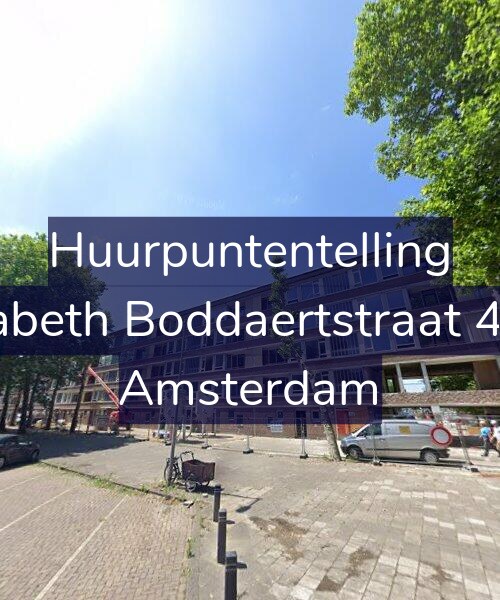 Foto gevel Huurpuntentelling voor Elisabeth Boddaertstraat 40-H, Amsterdam