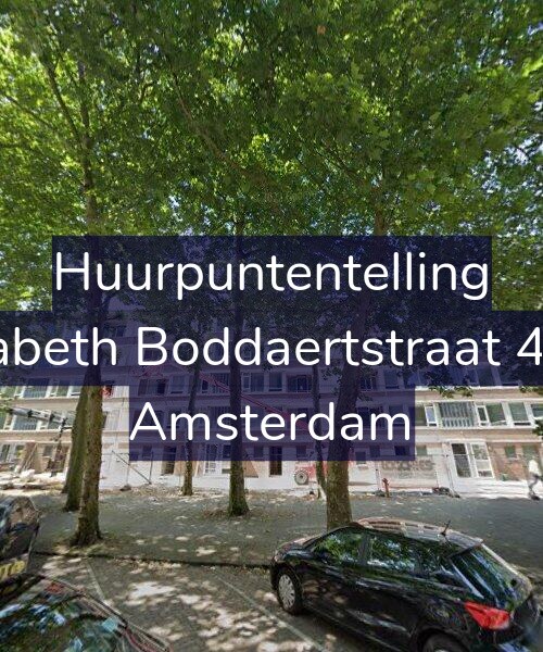 Foto gevel Huurpuntentelling voor Elisabeth Boddaertstraat 44-H, Amsterdam