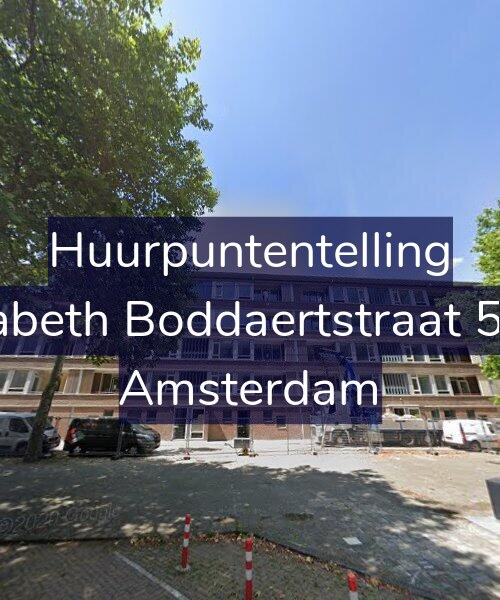 Foto gevel Huurpuntentelling voor Elisabeth Boddaertstraat 52-H, Amsterdam