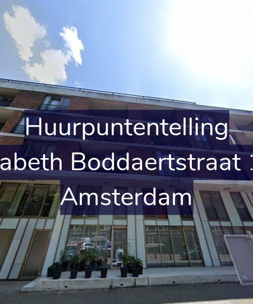 Foto gevel Huurpuntentelling voor Elisabeth Boddaertstraat 153, Amsterdam