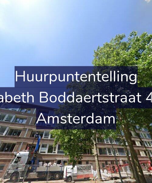Foto gevel Huurpuntentelling voor Elisabeth Boddaertstraat 48-3, Amsterdam
